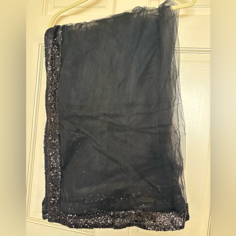 Black Sequin Lehenga - Picture 10 of 14